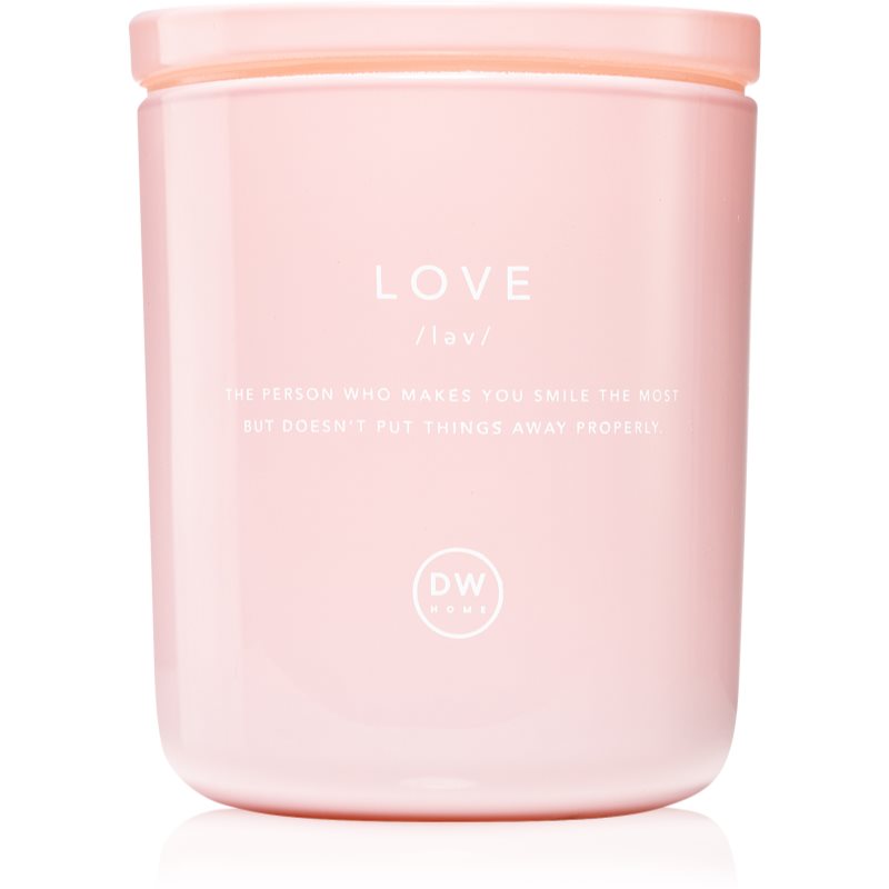 DW Home Definitions LOVE Peony Apple lumânare parfumată 264 g