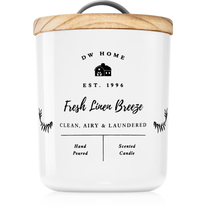 DW Home Farmhouse Fresh Linen Breeze lumânare parfumată 264 g