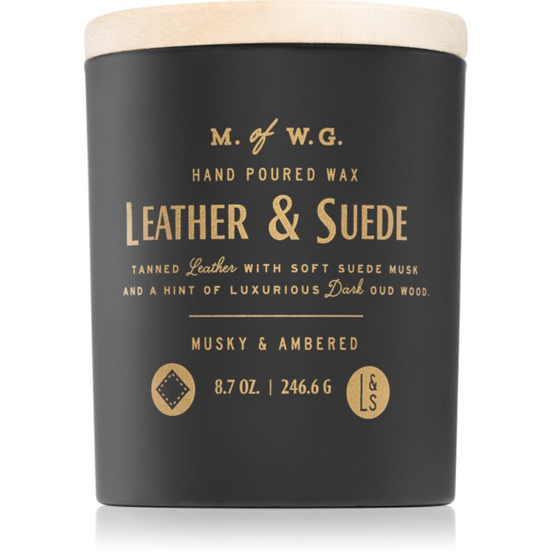 Makers of Wax Goods Leather & Suede lumânare parfumată 246,6 g