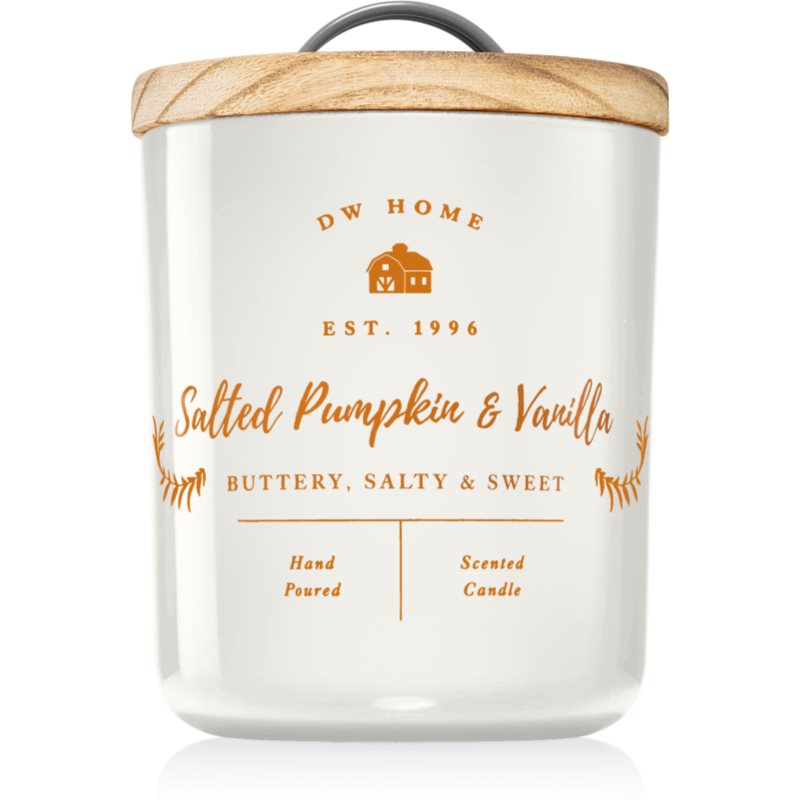 DW Home Farmhouse Salted Pumpkin & Vanilla lumânare parfumată 241 g