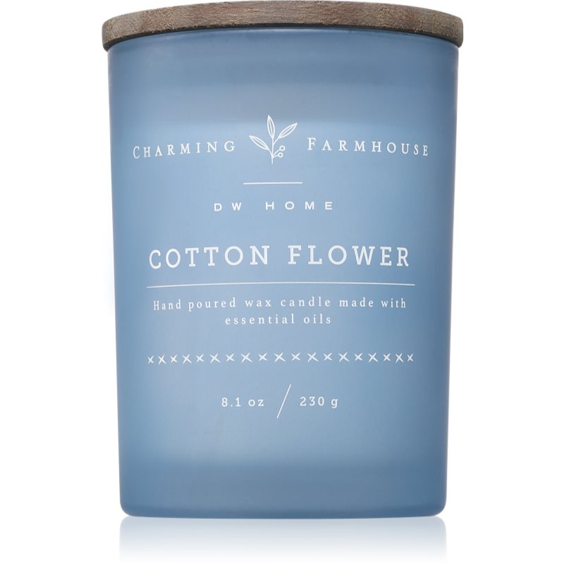 DW Home Charming Farmhouse Cotton Flower lumânare parfumată 230 g