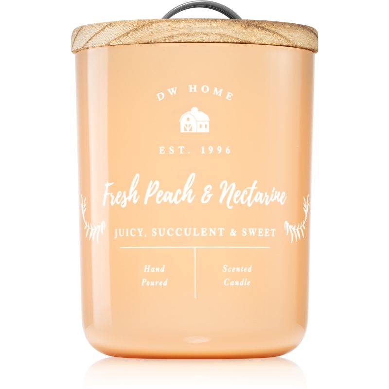 DW Home Farmhouse Fresh Peach & Nectarine lumânare parfumată 428 g