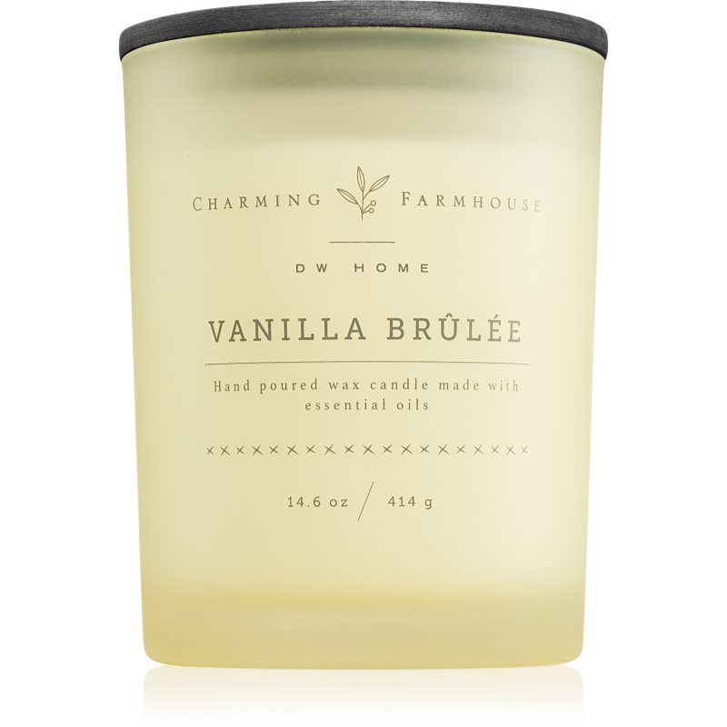 DW Home Charming Farmhouse Vanilla Brûlée lumânare parfumată 414 g