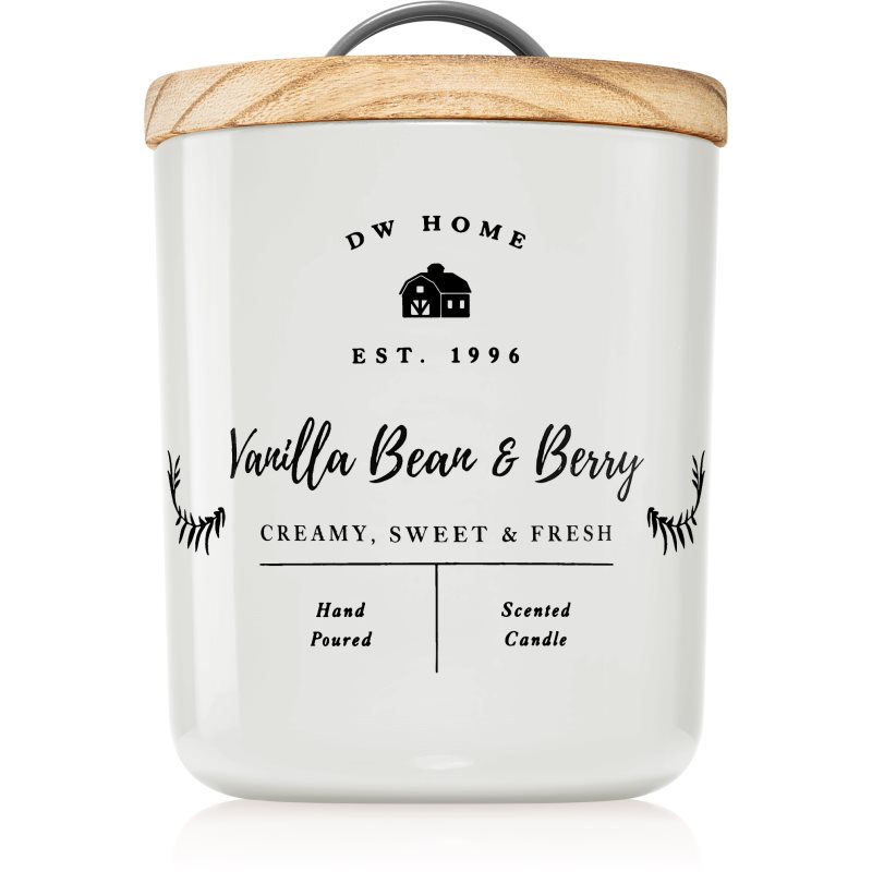 DW Home Farmhouse Vanilla Bean & Berry lumânare parfumată 255 g