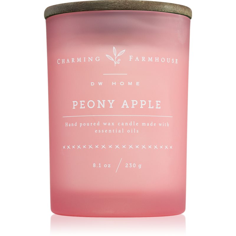 DW Home Charming Farmhouse Peony Apple lumânare parfumată 230 g