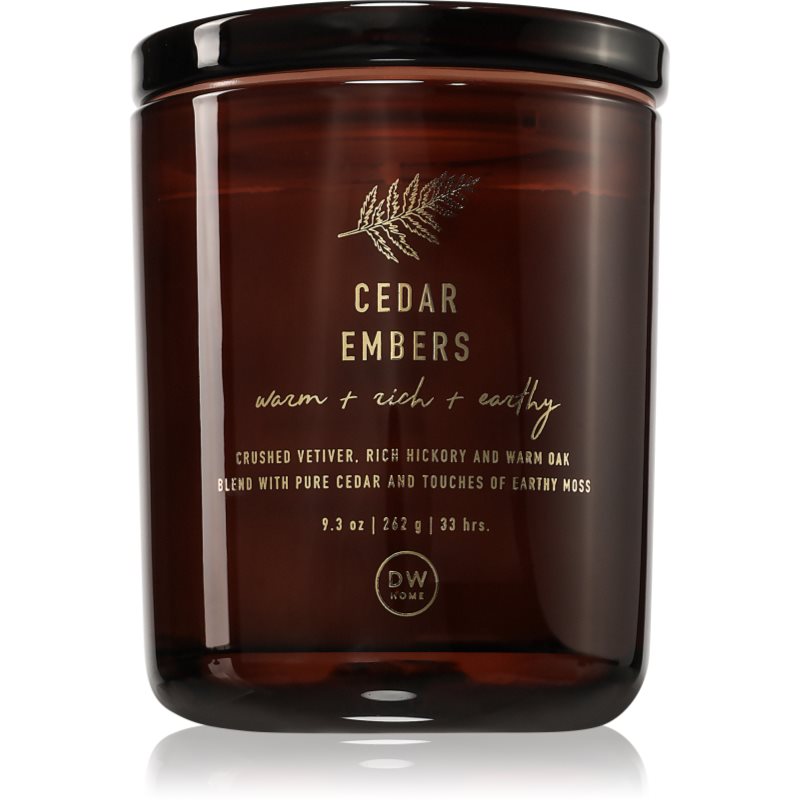 DW Home Fall Cedar Embers lumânare parfumată 262 g