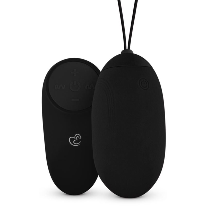 EasyToys Vibrating Egg With Remote Control ou vibrator Black 17 cm