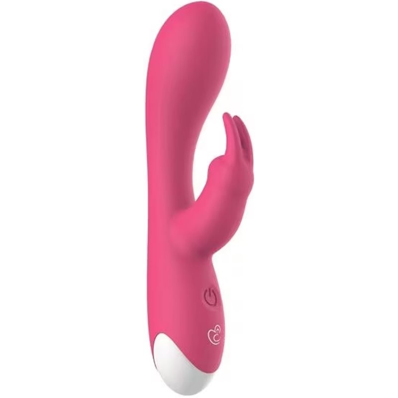 EasyToys Rabbit Play vibrator cu stimularea clitorisului 18 cm