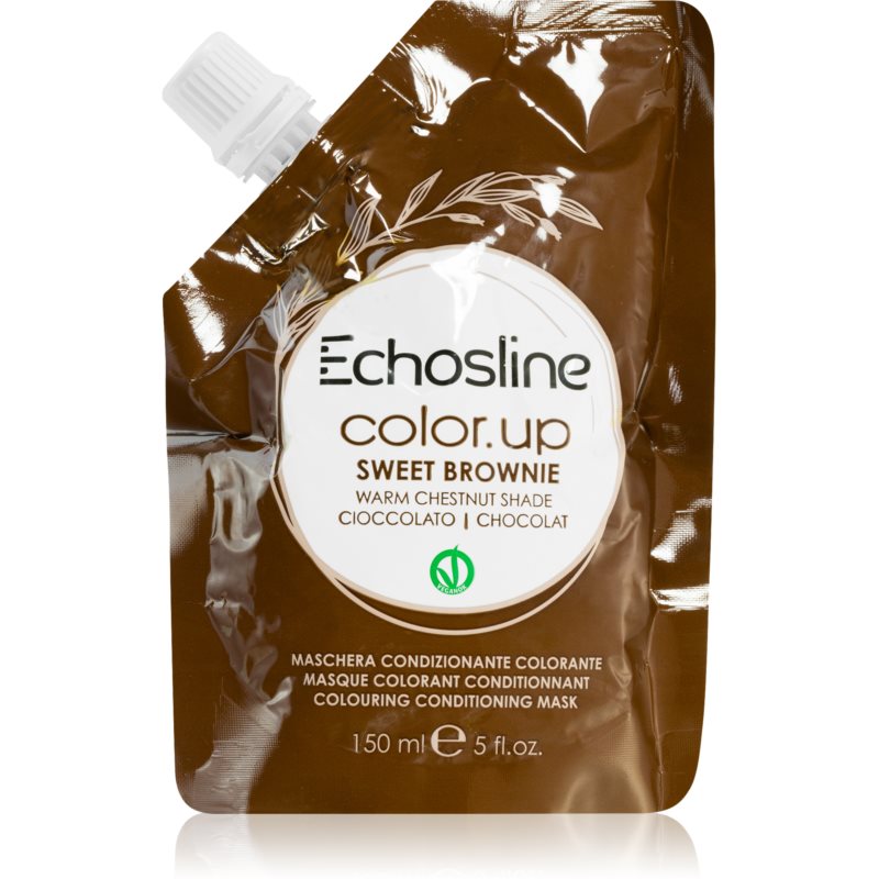 Echosline Color Up mască colorantă cu efect de nutritiv culoare Sweet Brownie 150 ml