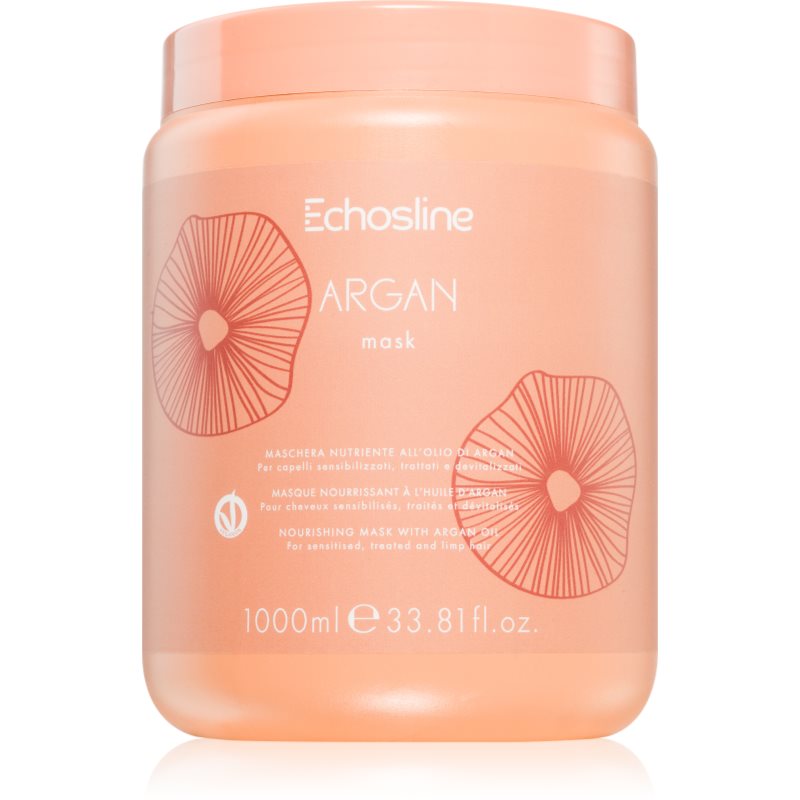 Echosline Argan mask Mască nutritivă pentru păr neted și lucios cu ulei de argan 1000 ml Echosline Argan mask Mască nutritivă pentru păr neted și lucios cu ulei de argan 1000 ml