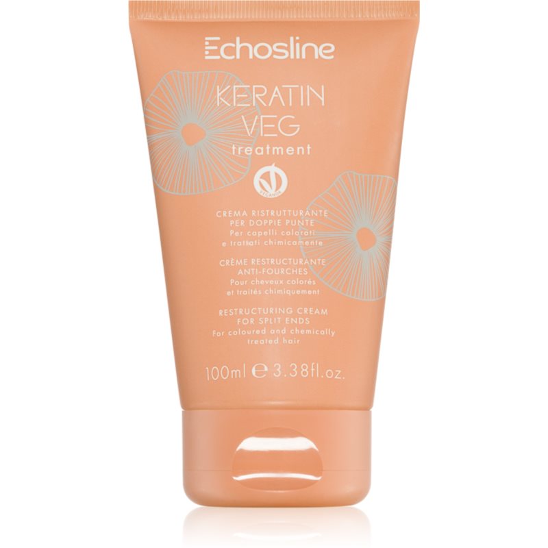 Echosline Keratin veg Treatment crema pentru varfuri despicate 100 ml