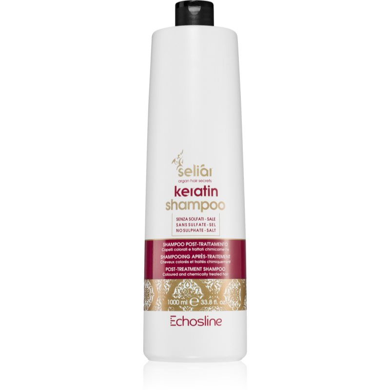 Echosline Seliár Keratin șampon pentru păr tratat chimic sub stres mecanic 1000 ml