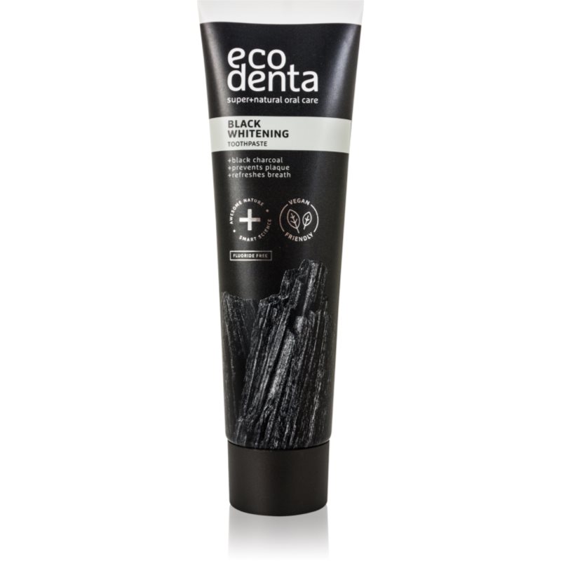 Ecodenta Expert Black Whitening Pasta de dinti pentru albire neagra fara flor 100 ml