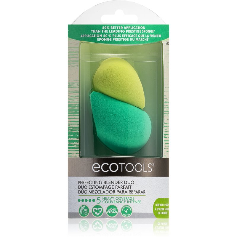 EcoTools Perfecting Blender Duo burete pentru machiaj 2 buc