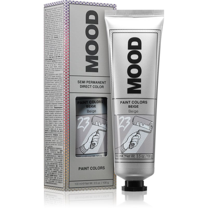 MOOD Paint Colors Culoare permanenta pentru par culoare Beige 100 ml