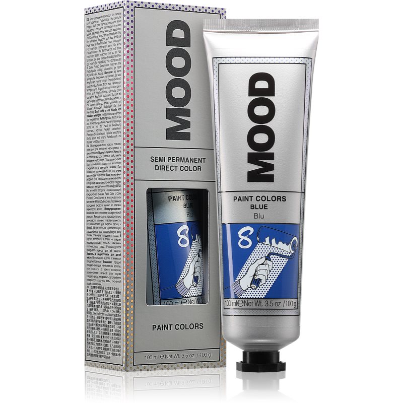 MOOD Paint Colors Culoare permanenta pentru par culoare Blue 100 ml