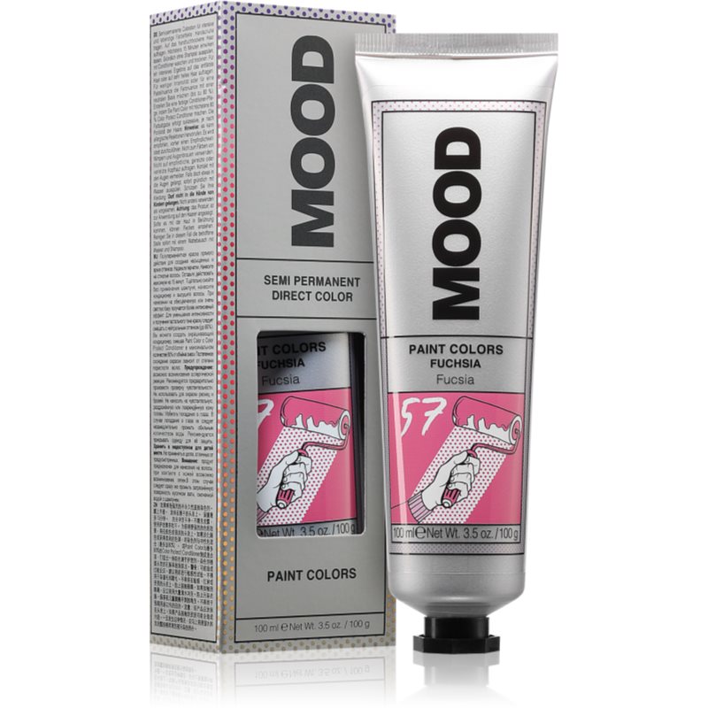 MOOD Paint Colors Culoare permanenta pentru par culoare Fuchsia 100 ml