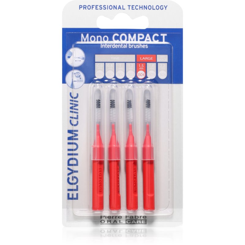 Elgydium Mono Compact perie interdentara 1,5mm 4 buc