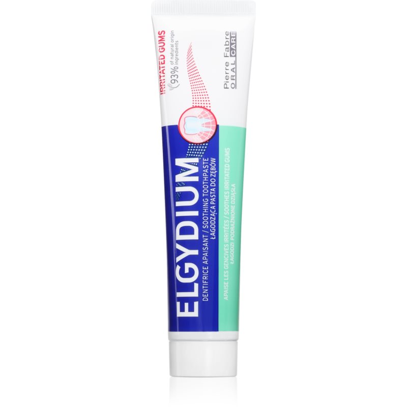 Elgydium Irritated Gums pastă de dinți ajuta la refacerea gingiilor iritate 75 ml