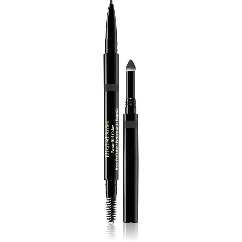 Elizabeth Arden Beautiful Color Brow Perfector creion pentru sprancene 3 in 1 05 Soft Black 0.32 g
