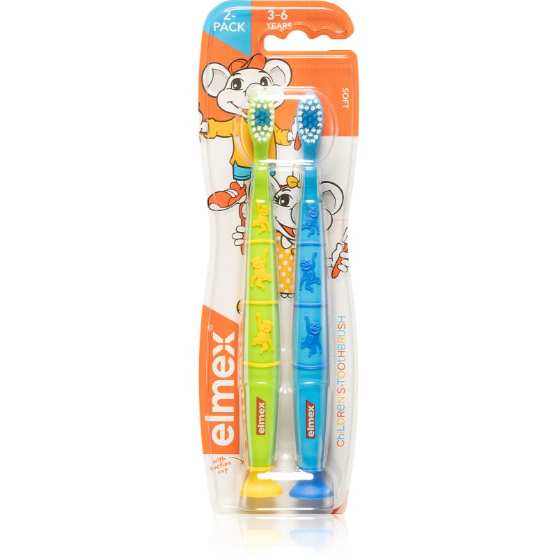 Elmex Children's Toothbrush periuta de dinti pentru copii fin 3-6 years 2 buc