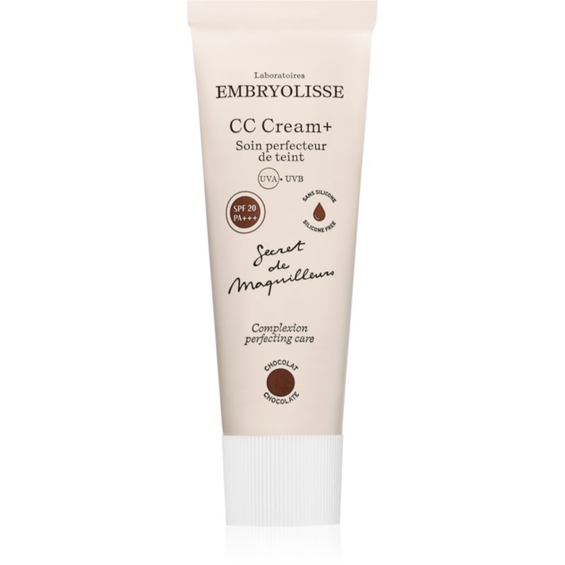 Embryolisse CC Cream + crema CC hidratanta SPF 20 culoare Chocolate 30 ml