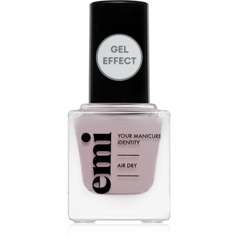 emi E.MiLac Gel Effect Ultra Strong lac de unghii cu efect de gel fără utilizarea lămpii UV/LED culoare Evening Sand #145 9 ml