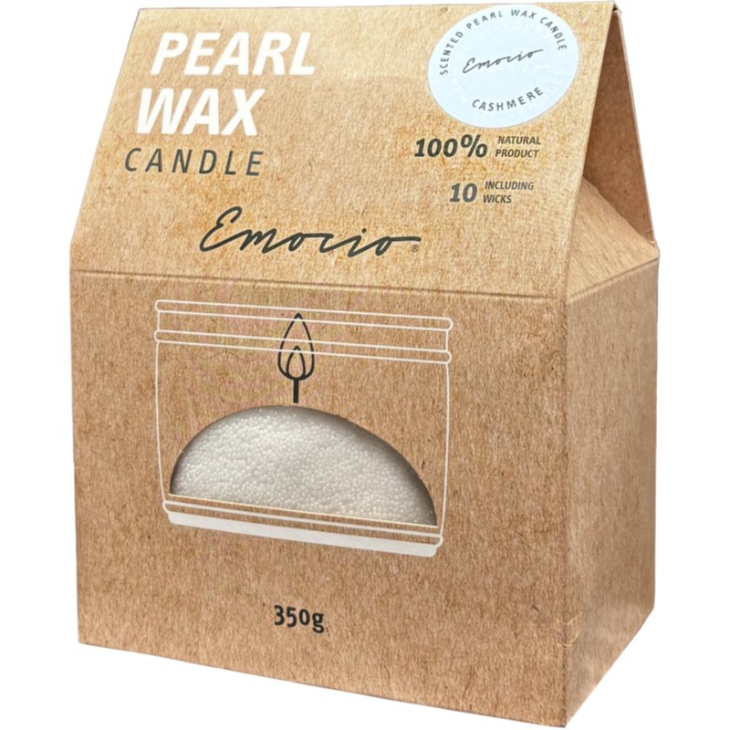 Emocio Pearl wax Cashmere White lumânare parfumată 350 g
