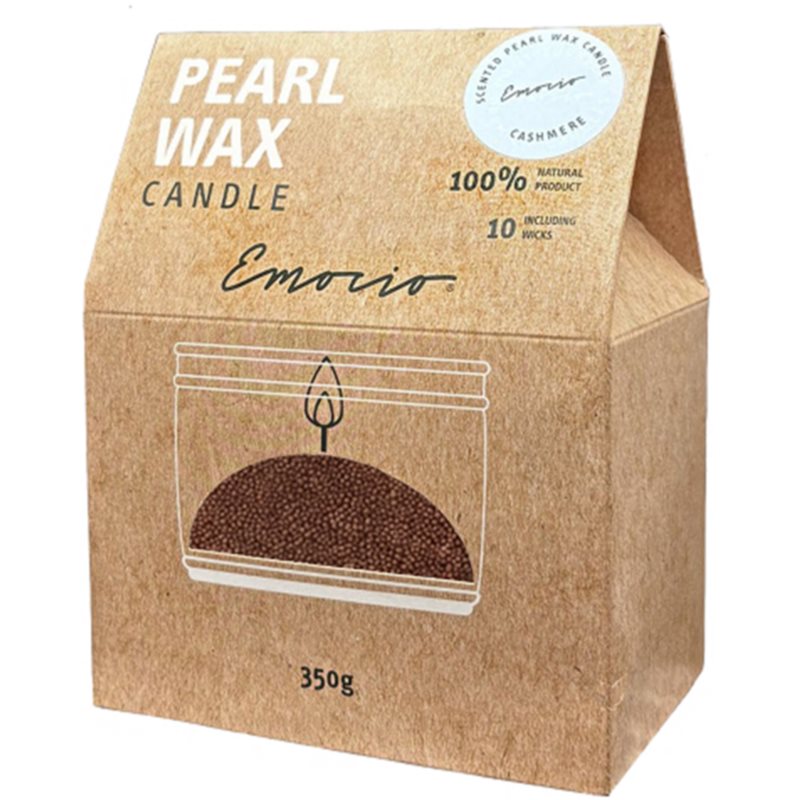 Emocio Pearl wax Cashmere Red lumânare parfumată 350 g