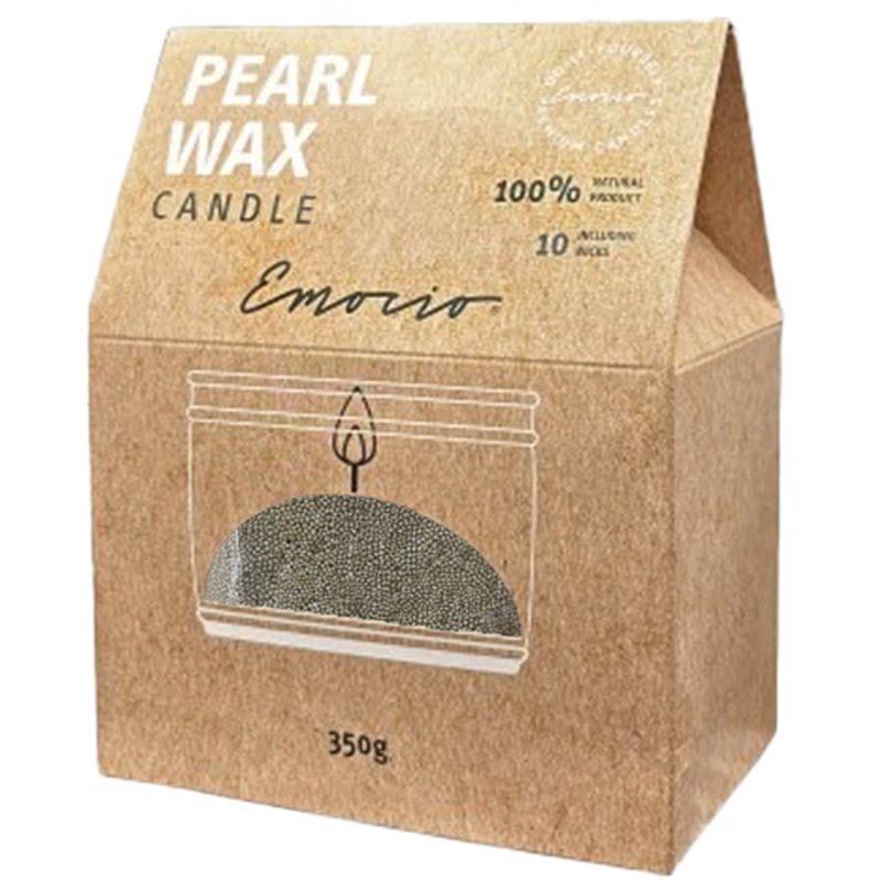 Emocio Pearl Wax Green lumanare 350 g