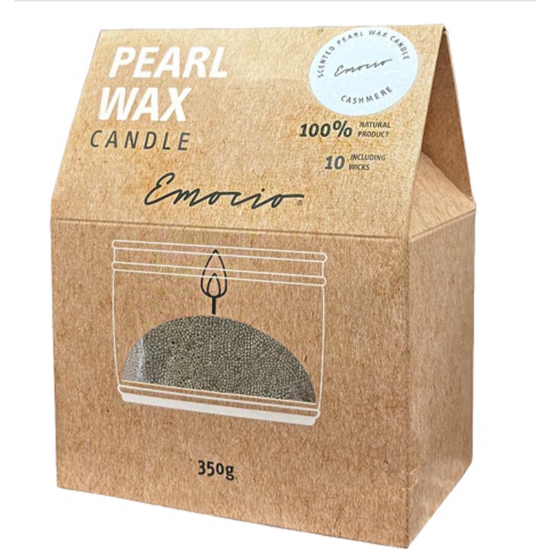 Emocio Pearl wax Cashmere Green lumânare parfumată 350 g