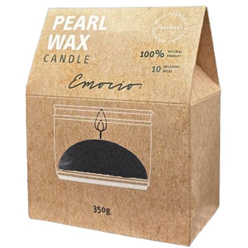 Emocio Pearl Wax Black lumanare 350 g