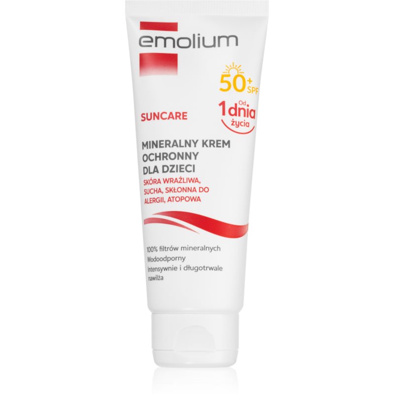 Emolium Sun Care crema de fata cu minerale pentru protectie pentru copii SPF 50+ 50 ml