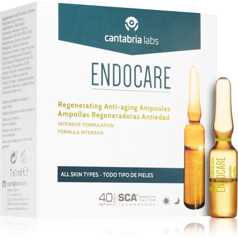 Endocare Tensage fiolă împotriva îmbătrânirii pielii 7x1 ml