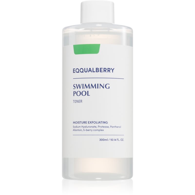 EQQUALBERRY Swimming Pool Toner tonic hidratant cu efect de exfoliere 300 ml