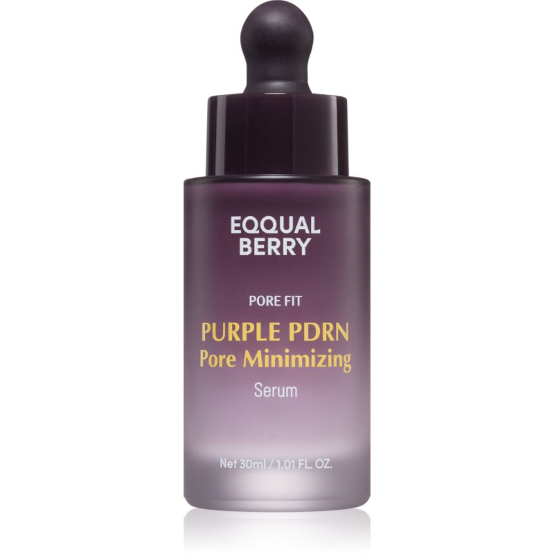 EQQUALBERRY Purple PDRN Pore Minimizing Serum ser pentru reducerea porilor pentru luminozitate si hidratare 30 ml