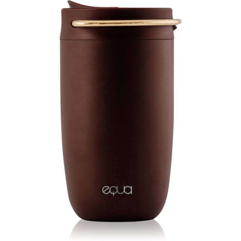 Equa Cup cană termoizolantă culoare Brown/Gold 300 ml