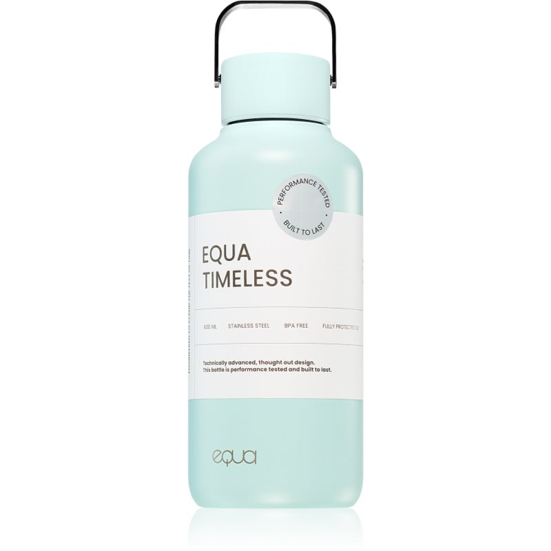 Equa Timeless sticlă inoxidabilă pentru apă mica culoare Splash 600 ml