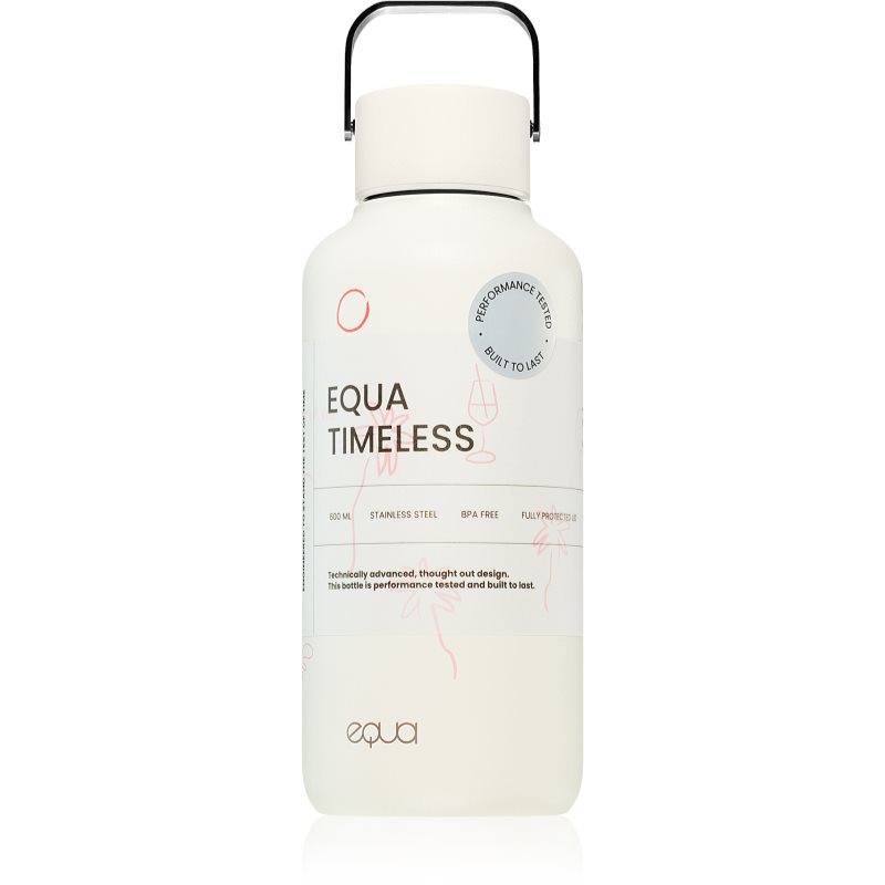 Equa Timeless sticlă inoxidabilă pentru apă mica culoare C\'est La Vie 600 ml