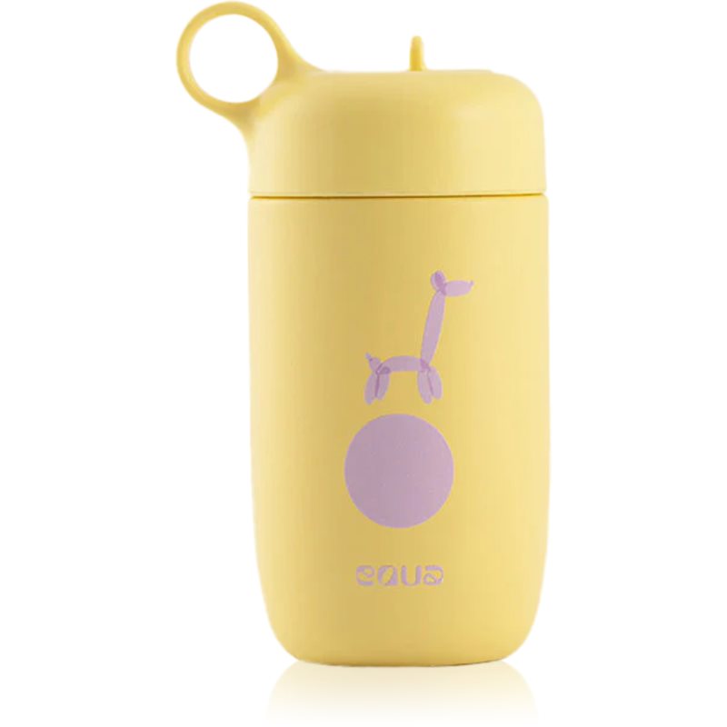 Equa Kids sticlă inoxidabilă pentru apă pentru copii Giraffe 400 ml