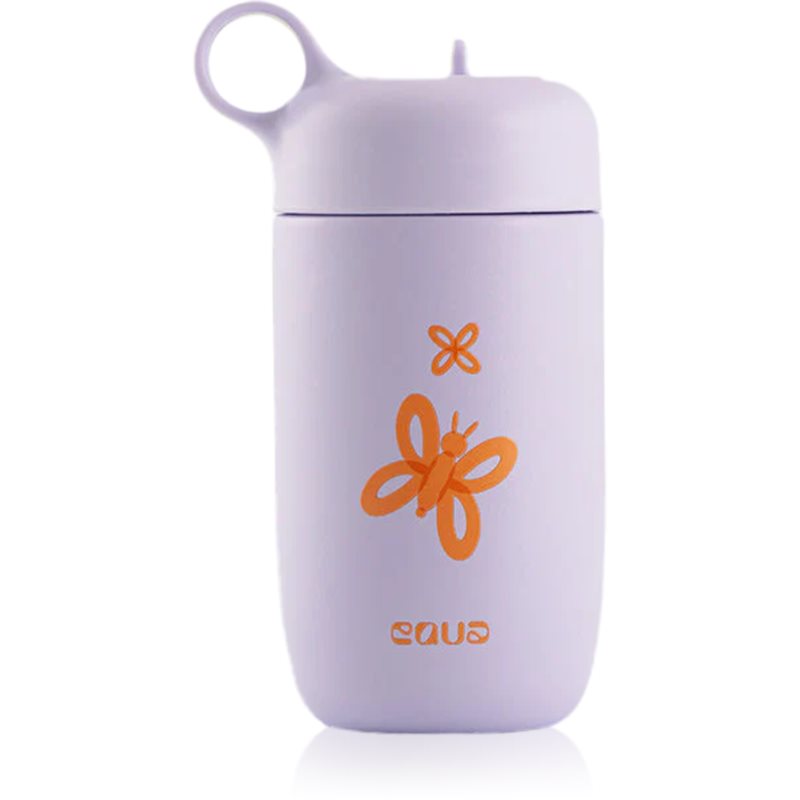 Equa Kids sticlă inoxidabilă pentru apă pentru copii Butterfly 400 ml