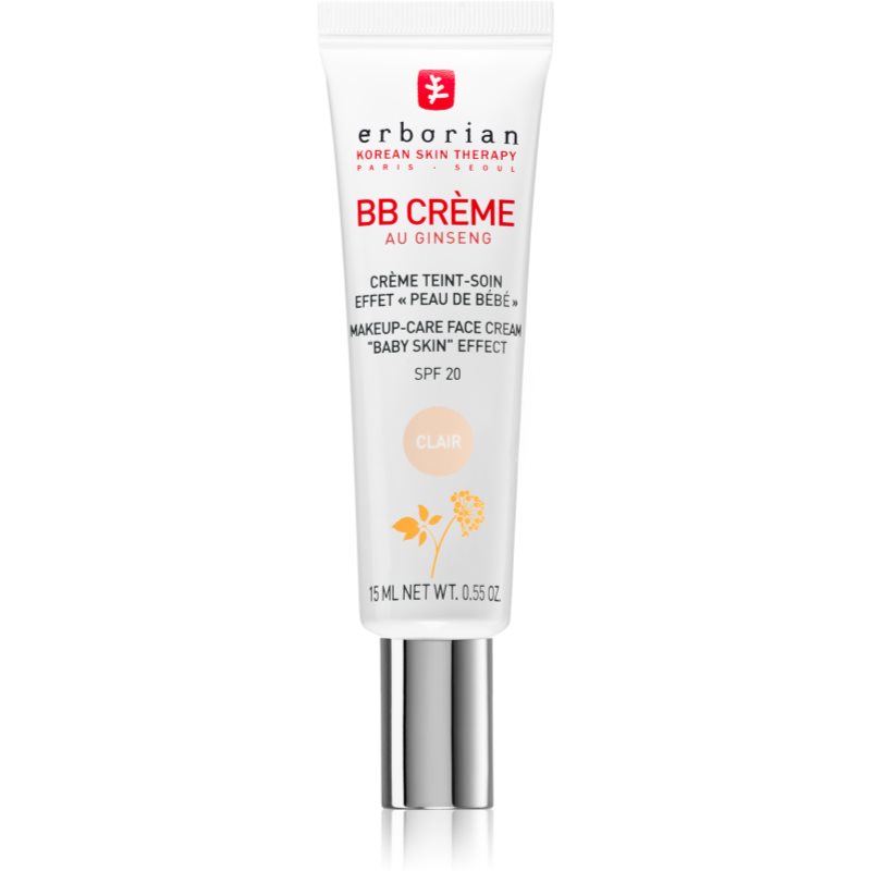 Erborian BB Cream lotiuni tonice pentru piele perfectă în căutarea SPF 20 pachet mic culoare Clair 15 ml