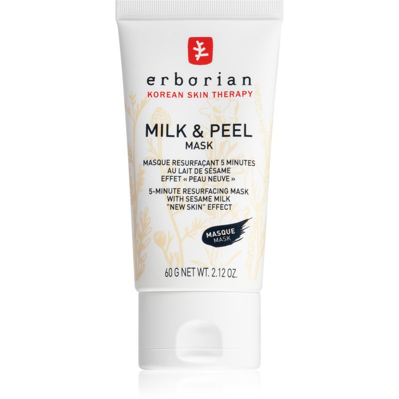 Erborian Milk & Peel masca pentru exfoliere pentru strălucirea și netezirea pielii 60 g