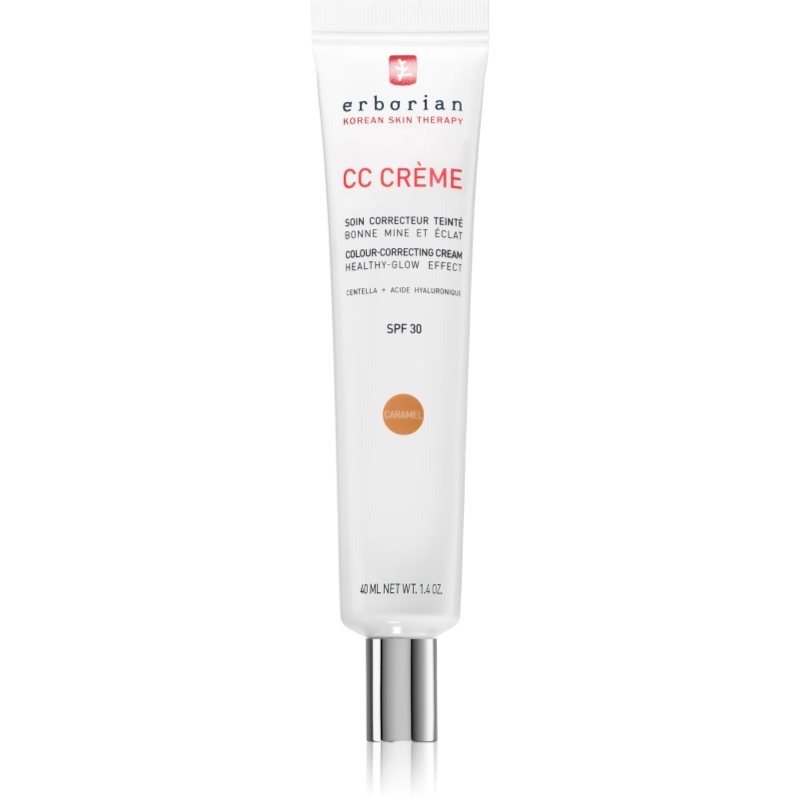 Erborian CC Crème Centella Asiatica Crema CC pentru un ten uniform SPF 30 culoare Caramel 40 ml