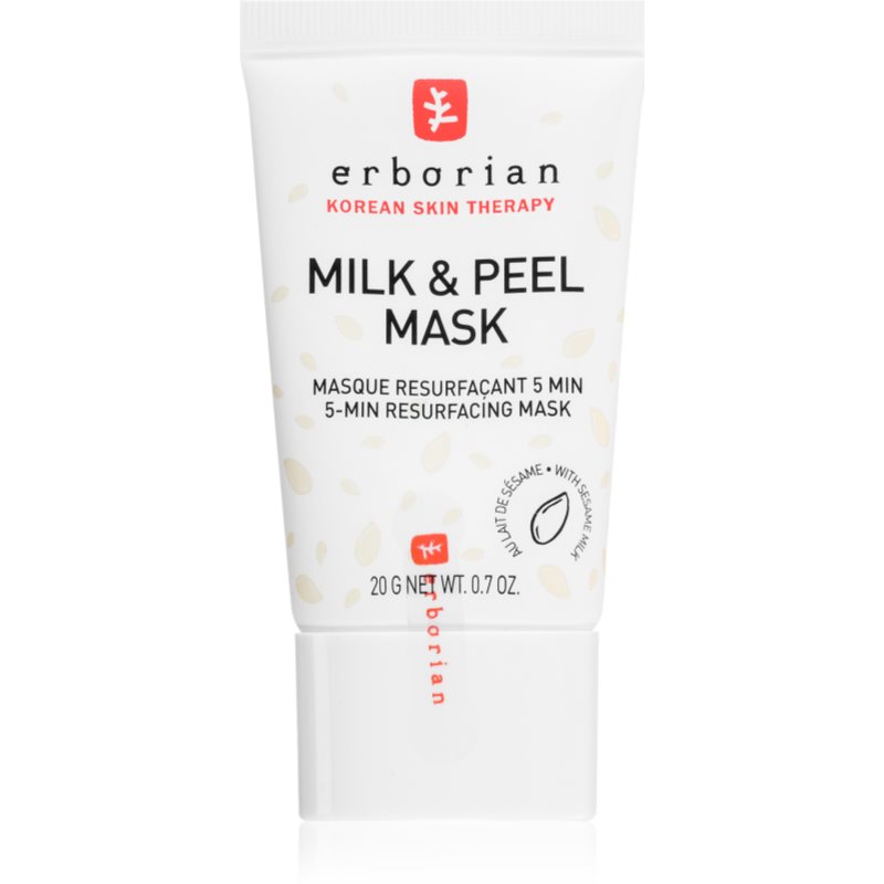 Erborian Milk & Peel masca pentru exfoliere pentru strălucirea și netezirea pielii 20 g