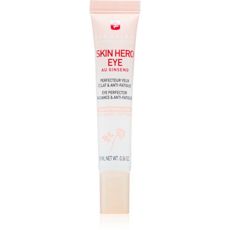 Erborian Skin Hero Eye Perfector fluid hidratant pentru zona din jurul ochilor împotriva ridurilor și a cearcănelor întunecate 10 ml