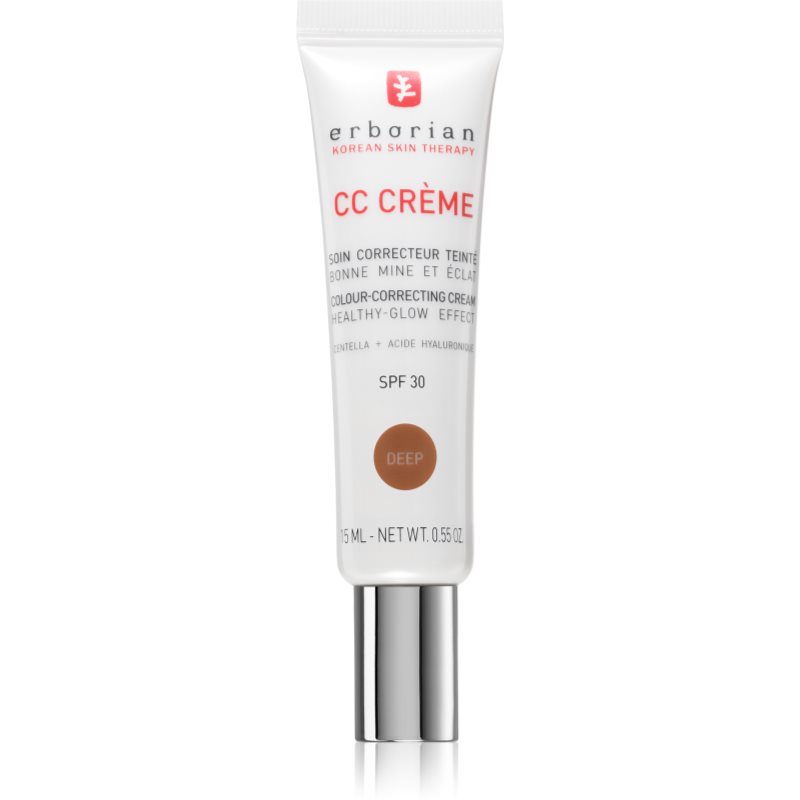 Erborian CC Crème Centella Asiatica Crema CC pentru un ten uniform SPF 30 culoare Deep 15 ml
