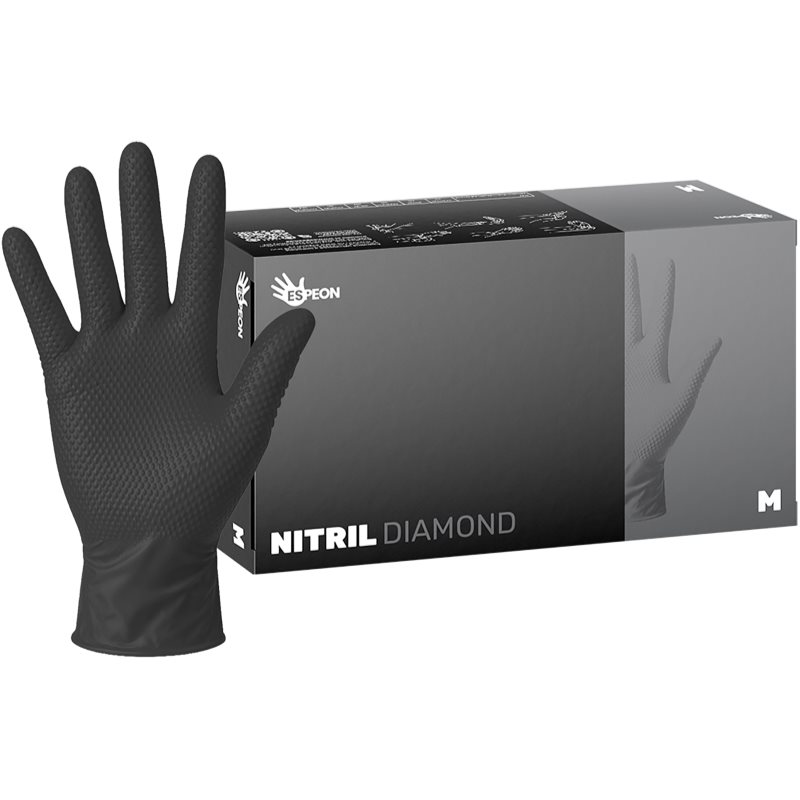 Espeon Diamond3 mănuși din nitril, fără pudră mărime M 2x50 buc