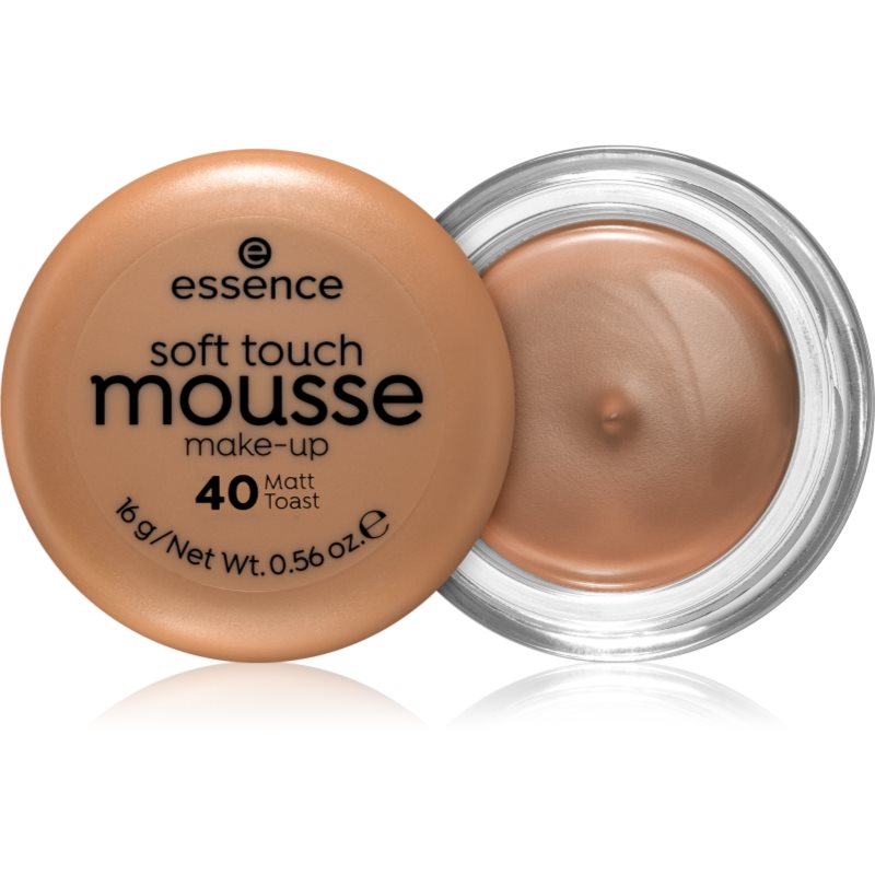 essence Soft Touch spuma matifianta pentru machiaj culoare 40 Matt Toast 16 g