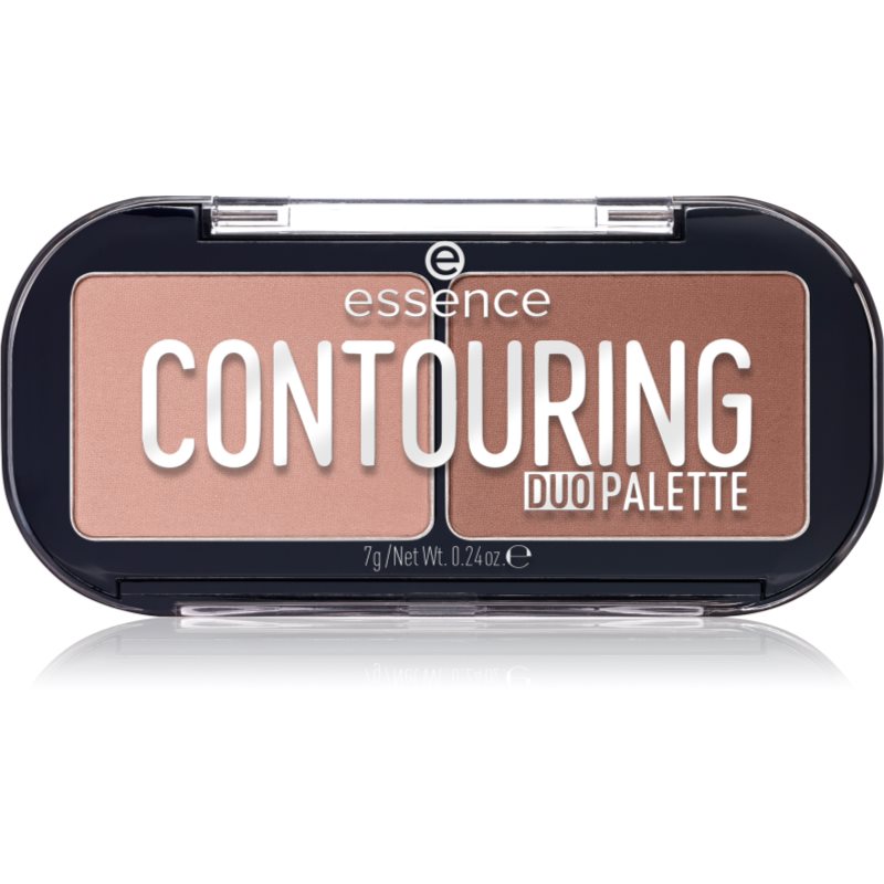 essence CONTOURING DUO PALETTE Patela pentru conturul fetei culoare 10 lighter skin 7 g